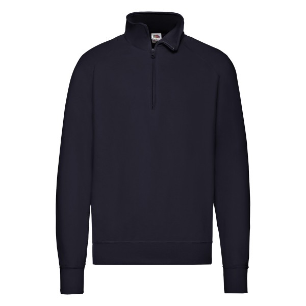 Felpa con zip corta